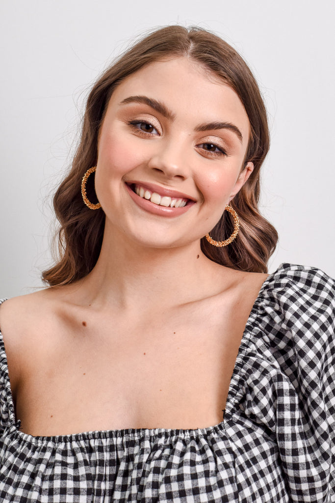 LEELA / STATEMENT HOOPS